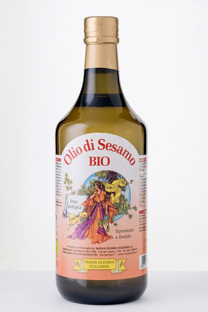 Olio di semi di sesamo biologico